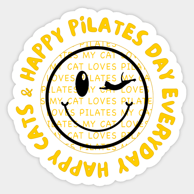 Happy pilates day Sticker by PoeticTheory